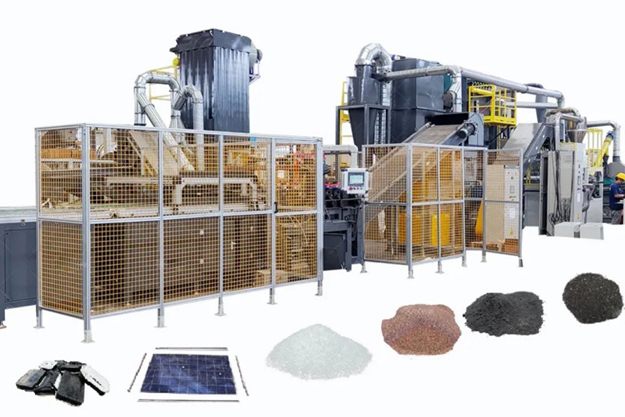 Planta solar de reciclaje