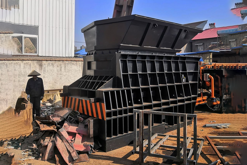 Scrap Metal Horizontal Container Shear Machine-02