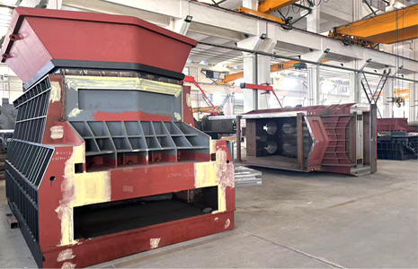 Scrap Metal Horizontal Container Shear Machine