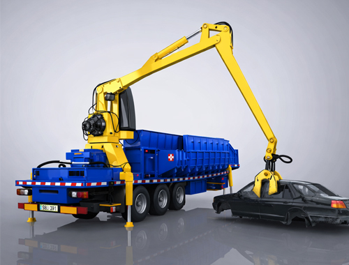 Hydraulic Mobile Car Baler-12c